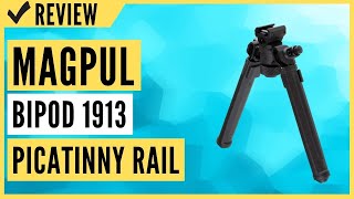 Magpul Bipod 1913 Picatinny Rail Review [upl. by Narcho]