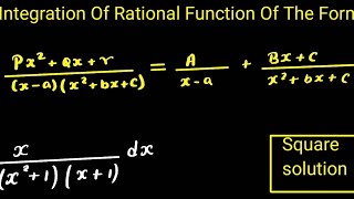 Integration16Integration of rational function by partial fraction5 [upl. by Anod]