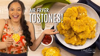 How To Make Air Fryer Tostones  Air Fryer Recipes  Chef Zee Cooks [upl. by Oech]