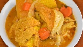 Sopa de mondongo Nicaraguense  Caldo de menudo [upl. by Aem]