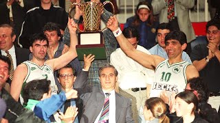 Panathinaikos BC vs FC Barcelona 6766 l 1ο Ευρωπαϊκό  Παρίσι 1996 l Full Game [upl. by Mandych848]