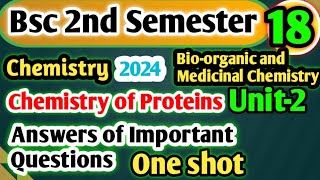 Bsc Semester 2 Chemistry Unit2 Most Important Questions with Answers yourbscguide bsc chemistry [upl. by Carlo799]