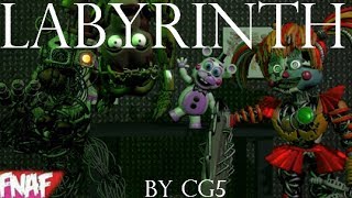 Fnaf SFM Labyrinth By CG5 Collab Time To End The Tale 70k Special [upl. by Aivull154]