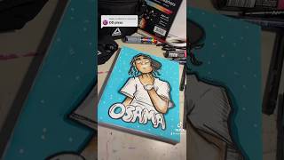 DRAWING DD OSAMA INTO A CARTOON CHARACTER ddosama art digitalart viral drawing [upl. by Margarida]