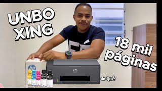 Impressora Multifuncional HP Smart Tank 581  Unboxing [upl. by Azerila978]