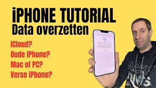 NIEUWE iPHONE HOE ZET IK DATA OVER  TUTORIAL [upl. by Marion]