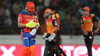 IPL 2016  Gujarat Lions vs Sunrisers Hyderabad  SRH Restrict Gujarat Lions To 135 Runs [upl. by Noraa]