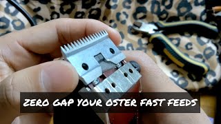 how to ZERO GAP Oster Fast Feeds Simple indepth STEP BY STEP [upl. by Aketal]