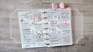 Mini Happy Planner  Plan with Me  BEaYOUtiful Planning [upl. by Nale]