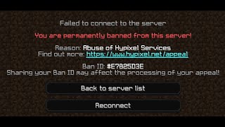 Permanently Banned on Hypixel for being Xylan [upl. by Adnac]