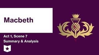 Macbeth by William Shakespeare  Act 1 Scene 7 Summary amp Analysis [upl. by Kitchen]