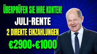 Über 60 2 Einzahlungen von €2900  €1000 für Senioren der gesetzlichen Rentenversicherung gesendet [upl. by Rainah745]