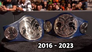 WWE Smackdown Tag Team Championship PPV Match Card Compilation 2016  2023 With Title Change [upl. by Norwood153]