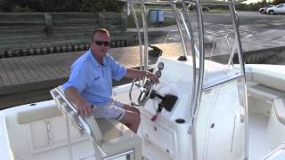 Cobia 201 Center Console Walk Through [upl. by Esened]