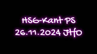 HSG  Kant Gymn Pirmasens JtfO 2024 U14 26112024 [upl. by Ynohtnacram242]