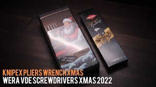 Knipex Pliers Wrench and Wera VDE scewdrivers Xmas set [upl. by Kcirderf]