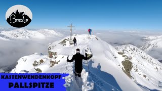 2 Gipfel Skitour in den Kitzbüheler Alpen Kastenwendenkopf und Pallspitze [upl. by Ailima223]