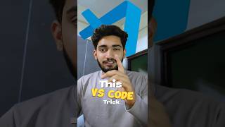 VS CODE TRICK vscode shorts [upl. by Lang]