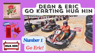 Dean and Eric Hua Hin Thailand  Go Karting [upl. by Llerrad671]