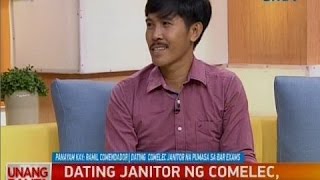 UB Panayam kay Ramil Comendador dating Comelec janitor na pumasa sa Bar Exams [upl. by Abehshtab72]