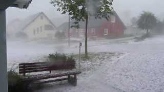 Unwetter 04082013 MarienbergGebirge [upl. by Eittocs]