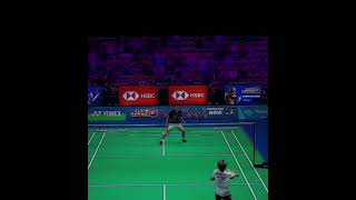 What A Cross Drop Brian Yang vs Kodai Naraoka badminton sports shorts 羽毛球 羽球 [upl. by Eenyaj]