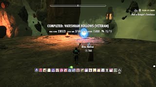 The Elder Scrolls Online  Veteran Vateshran Hollows  No Death Run  Final Boss [upl. by Sabsay]