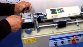 Video Demo of the CMT 113 Crimp Pull Tester [upl. by Cheryl]