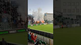 GIF Sundsvalls bränning hemma mot Gefle IF [upl. by Ademordna]