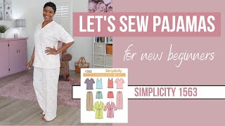 How to Sew Pajamas  For New Beginners Fall 2022 [upl. by Avelin]