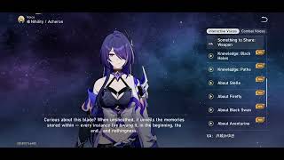 Honkai star rail Acheron all voice lines jp dubeng sub [upl. by Eixid287]