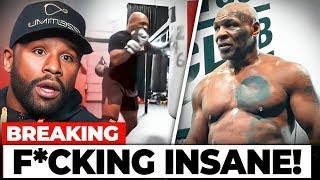 quotFloyd Mayweather REVEALS Shocking Reaction After Training Session with Mike Tysonquot [upl. by Halet980]