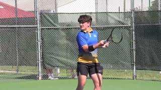 Boys State Tennis Highlights [upl. by Elleined]