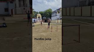 hurdles jump practice video subscribe [upl. by Nerot]