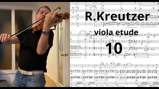 R KREUTZER 🟥 amp10  violin amp viola ETUDE SCORE [upl. by Notgnihsaw]