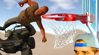 BASKETBALL DEL MUERTO  Happy Wheels 3D Guts amp Glory [upl. by Llenwad]