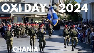 Oxi Day Parade  Crete Greece 2024 [upl. by Nivrehs]