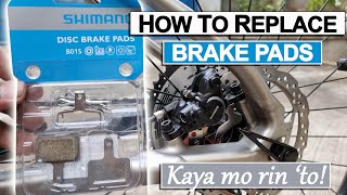 How to Replace Shimano Disc Brake Pads [upl. by Quar25]