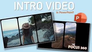 Create an Easy and Stunning Video Intro for Your Vlog with PowerPoint [upl. by Bihas128]