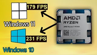 AMD is getting SCREWED by Microsoft  Windows 10 vs 11 Part 1 [upl. by Alyakcim869]