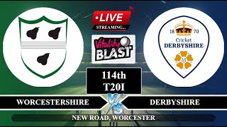 🔴Live WORCS vs DBS 114th T20I Live  T20 Blast Live Score  Worcestershire vs Derbyshire Live [upl. by Weidar]