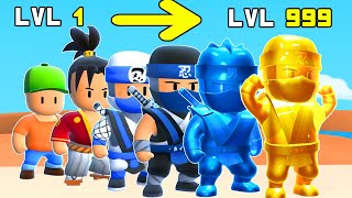 A EVOLUÇÃO DE UM NINJA NOOB PRA ESPECIAL LENDÁRIA NO STUMBLE GUYS [upl. by Chantal768]