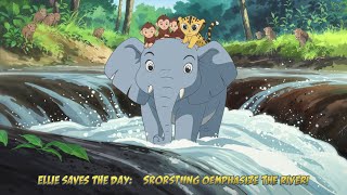 Ellie the Elephant A Jungle Rescue  English Story for Kids [upl. by Nnor]