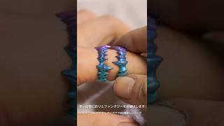 チタンリング新作『龍牙』 2つで1つになる指輪jewelry アクセサリー art [upl. by Hatcher]