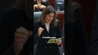 Manuela Bergerot de Más Madrid a Ayuso quotSu novio tiene la Puerta del Sol en casaquot [upl. by Aniad]