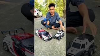 Big Remote control racing car vs Russian police tank unboxing 🔥￼ [upl. by Tabib447]