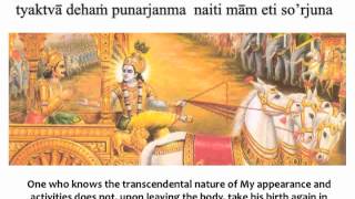 Bhagavad Gita Chapter 4  Verse 9 [upl. by Gaiser]