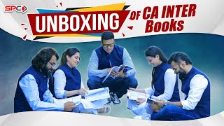 UNBOXING OF CA INTER BOOKS OF SPC cainter cabooks [upl. by Almeida]