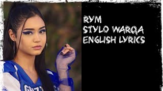 Rym  Stylo warqa  Pen and paper  English Lyrics  From Morocco 🇲🇦🇲🇦 [upl. by Lyon206]