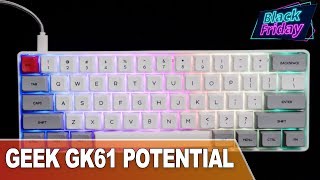 Geek Customized SK61 60 Optical Mechanical KeyboardBuy at Banggood [upl. by Hoisch]